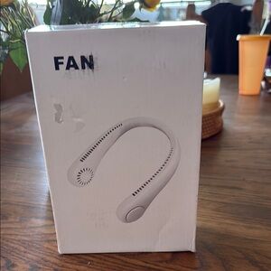 Portable White Neck Fan
